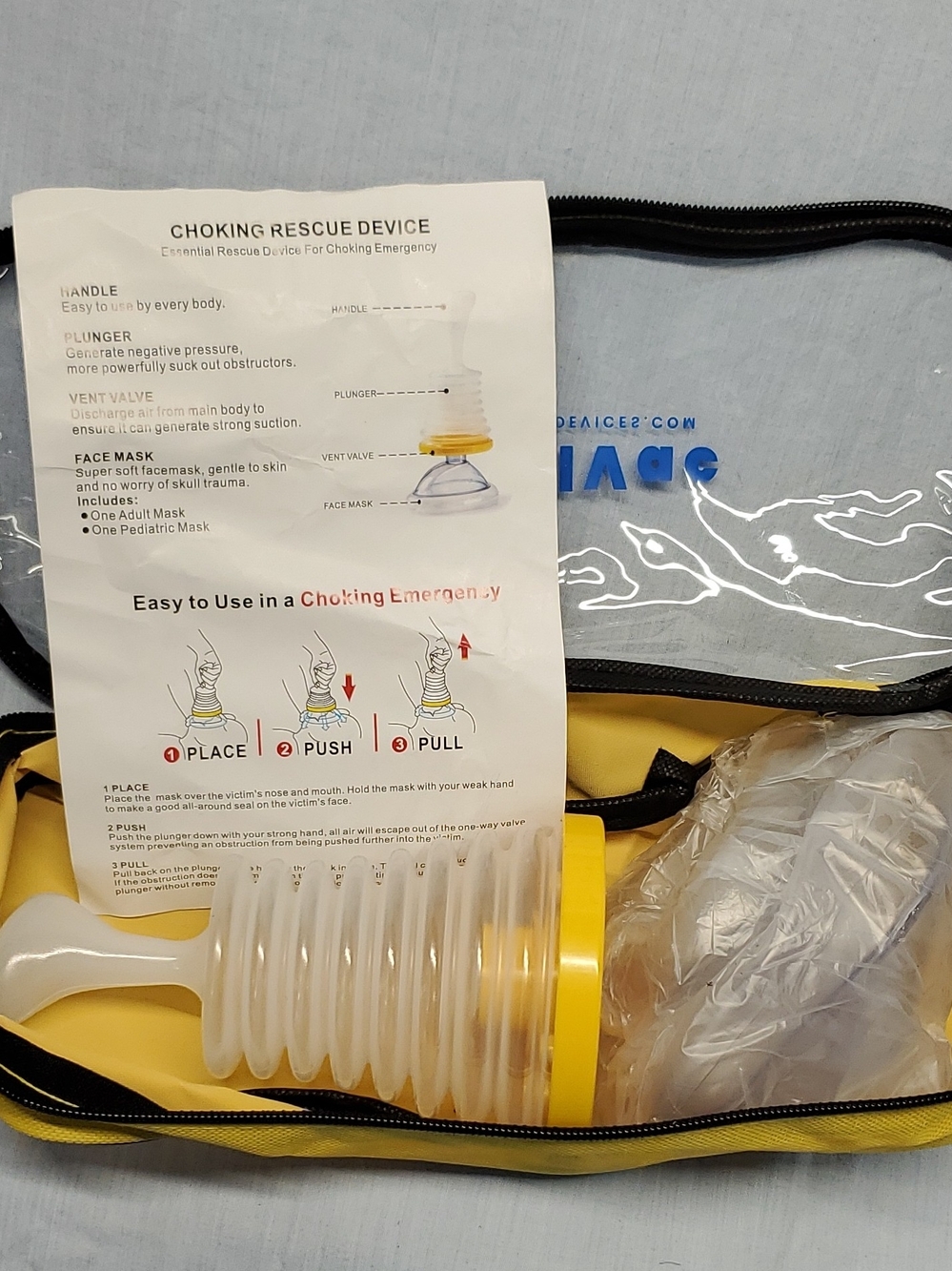 Yellow Rescue Suction Kit Carrying Case - Picture 2 of 2